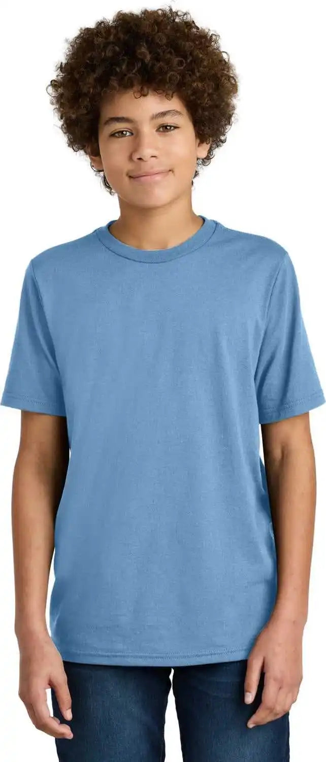 Port & Company Pc340y Youth Cvc Tee Tundrablu