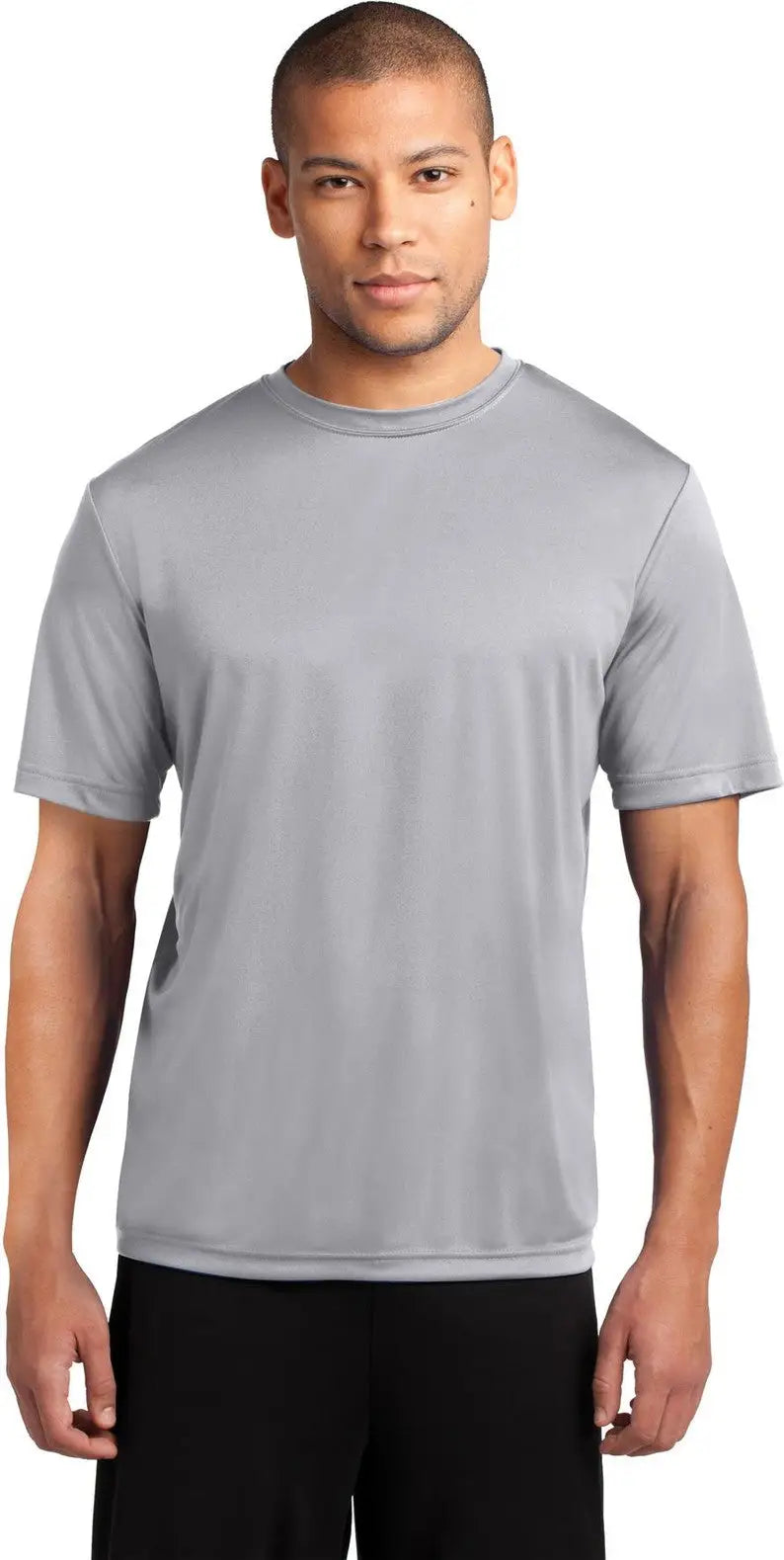 Port & Company Pc380 co Performance Tee - Silver - Adult Xs