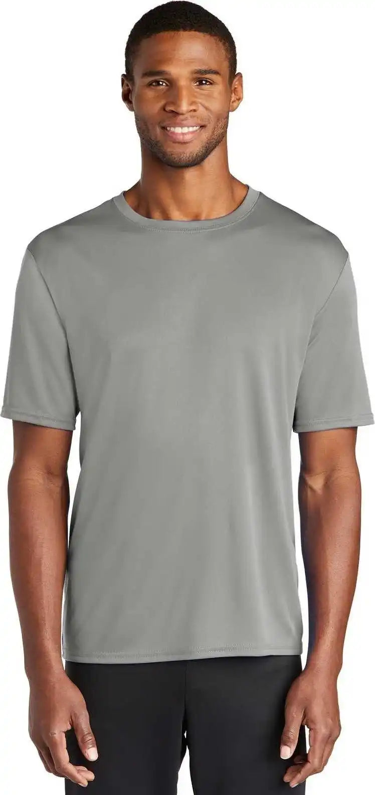Port & Company Pc380 Performance Tee Gray Concrete