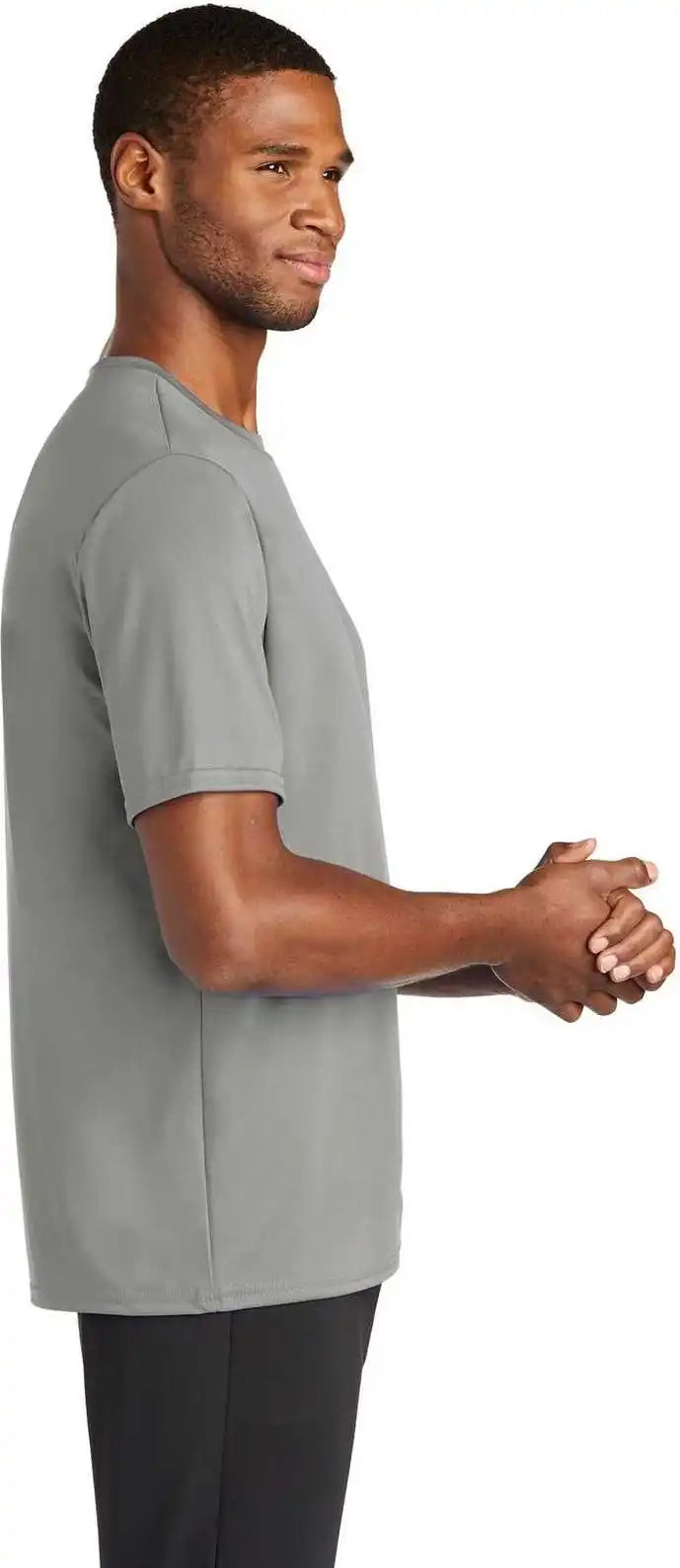 Port &amp; Company Pc380 Performance Tee Gray Concrete