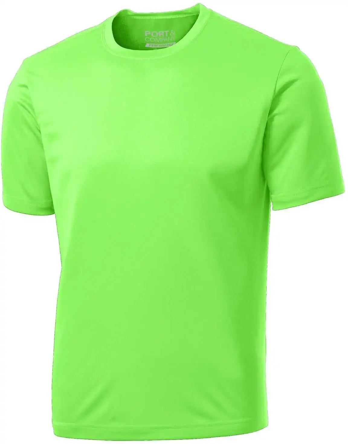 Port &amp; Company Pc380 Performance Tee Neon Green