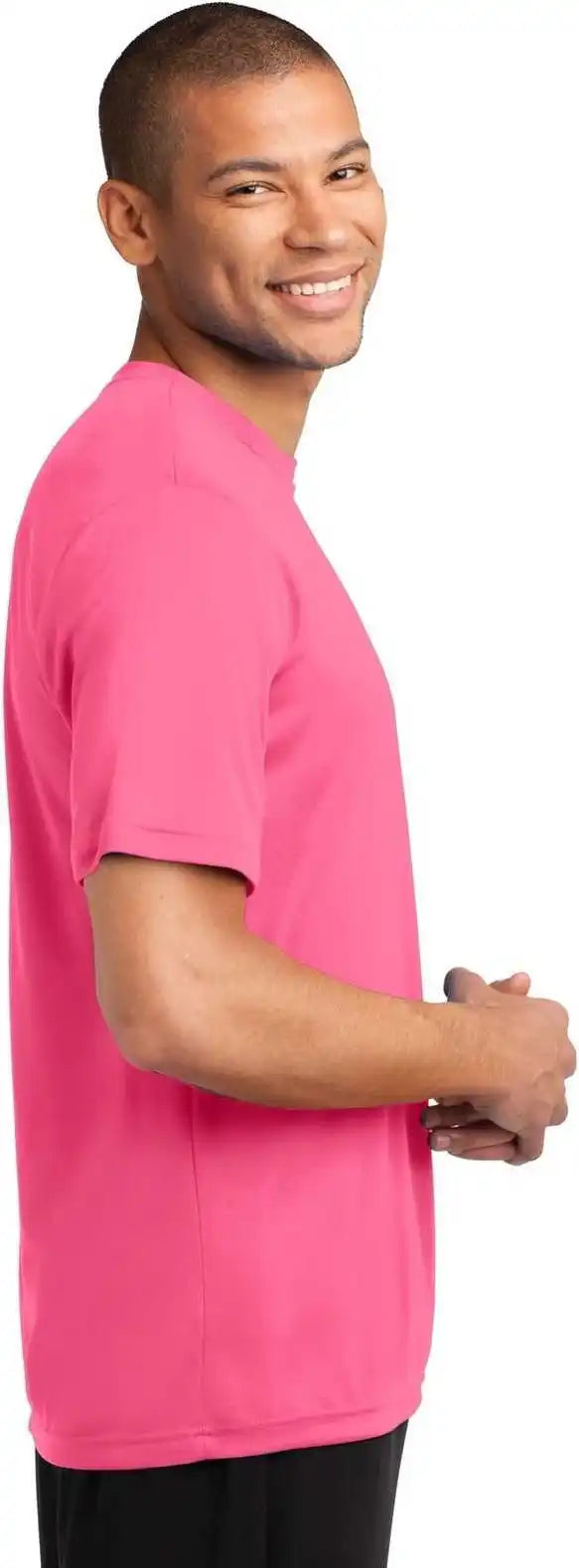 Port &amp; Company Pc380 Performance Tee Neon Pink