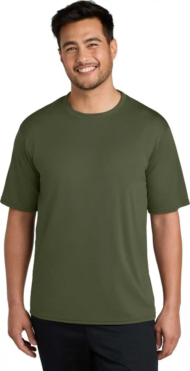 Port &amp; Company Pc380 Performance Tee Olive Drab Green