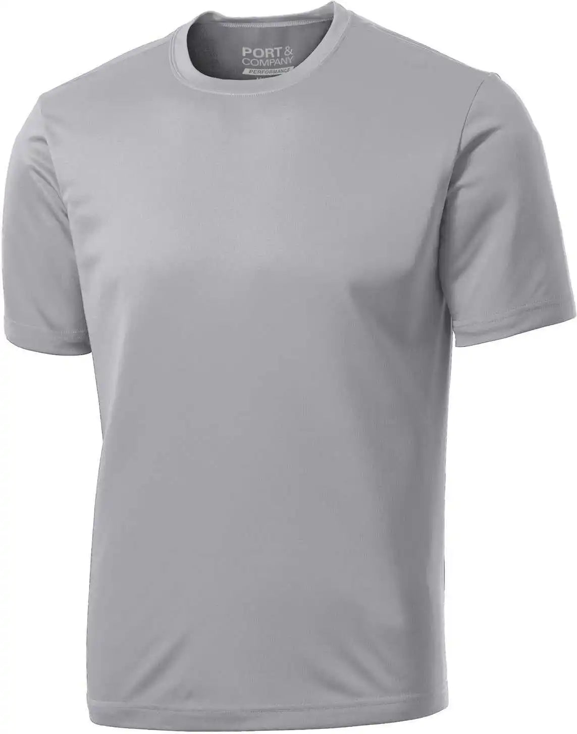 Port &amp; Company Pc380 Performance Tee Silver