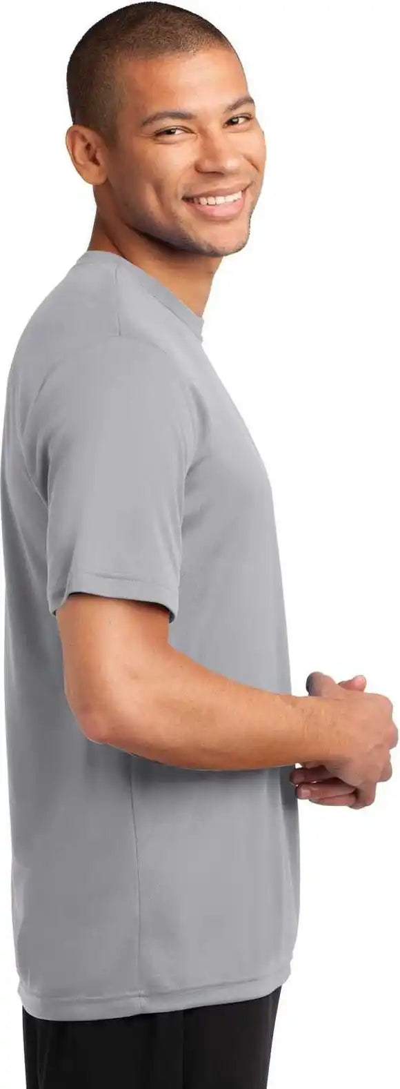 Port &amp; Company Pc380 Performance Tee Silver