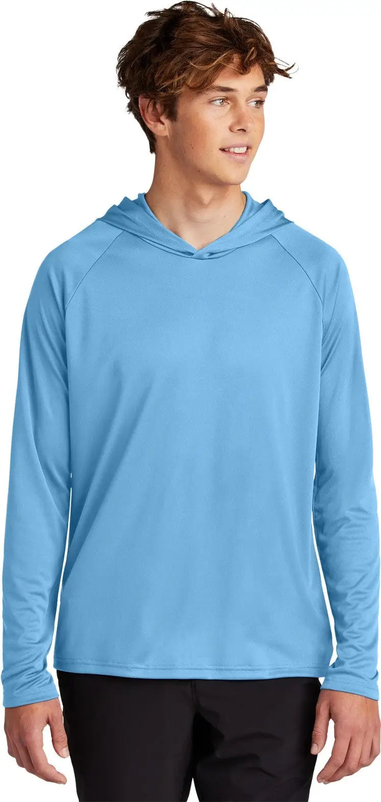 Port & Company Pc380h co Performance Pullover Hooded Tee - Carolina Blue - Adult s