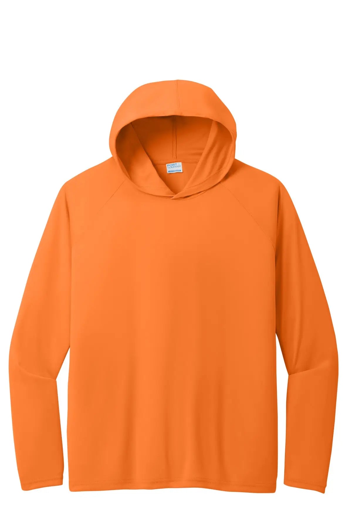 Port & Company Pc380h co Performance Pullover Hooded Tee - Neon Orange