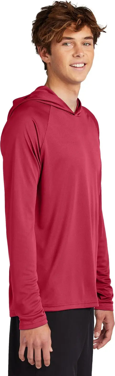 Port & Company Pc380h co Performance Pullover Hooded Tee - Red