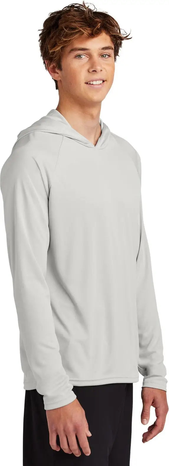 Port & Company Pc380h co Performance Pullover Hooded Tee - Silver