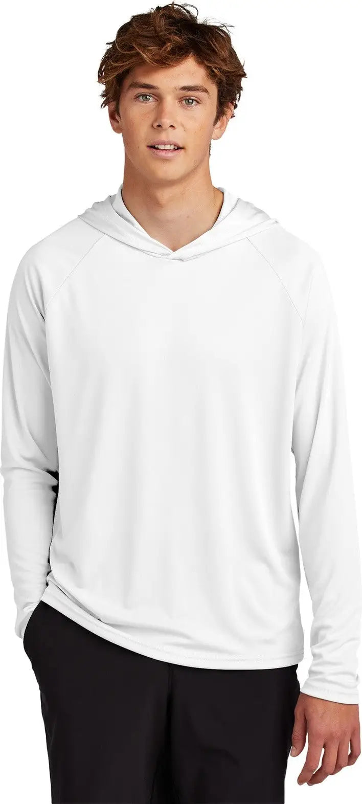 Port & Company Pc380h co Performance Pullover Hooded Tee - White - Adult s