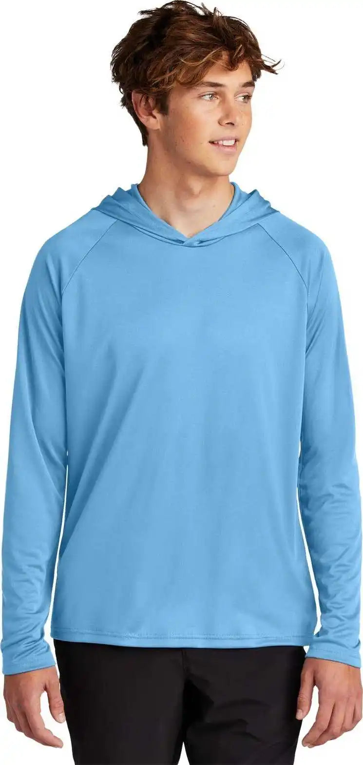 Port & Company Pc380h Performance Pullover Hooded Tee - Carolina Blue