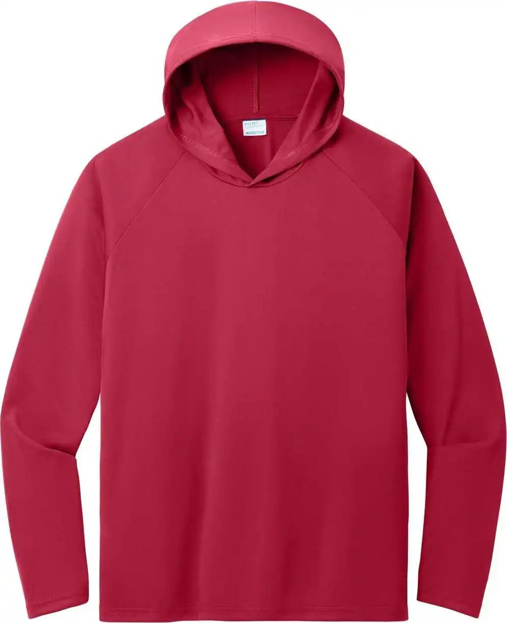 Port & Company Pc380h Performance Pullover Hooded Tee - Red