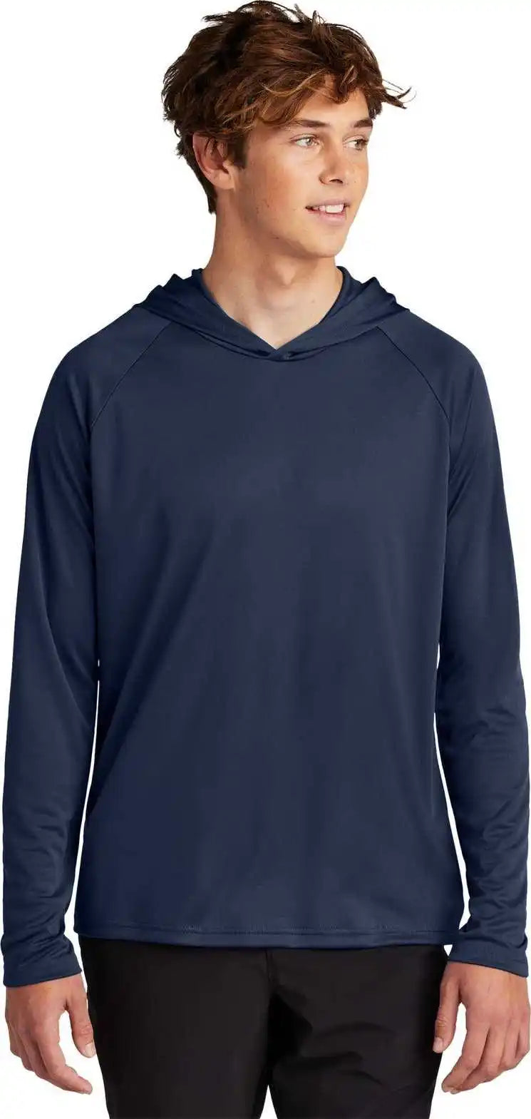 Port & Company Pc380h Performance Pullover Hooded Tee True Navy