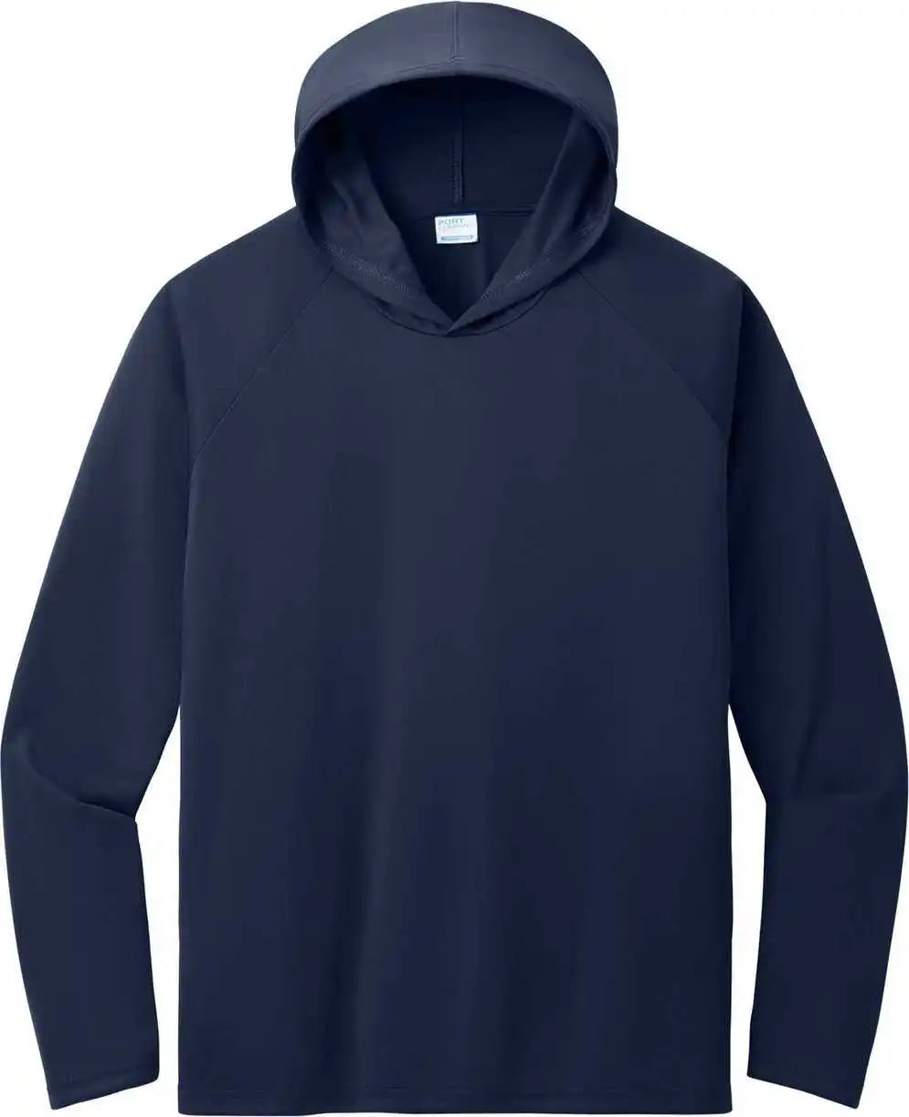 Port & Company Pc380h Performance Pullover Hooded Tee True Navy