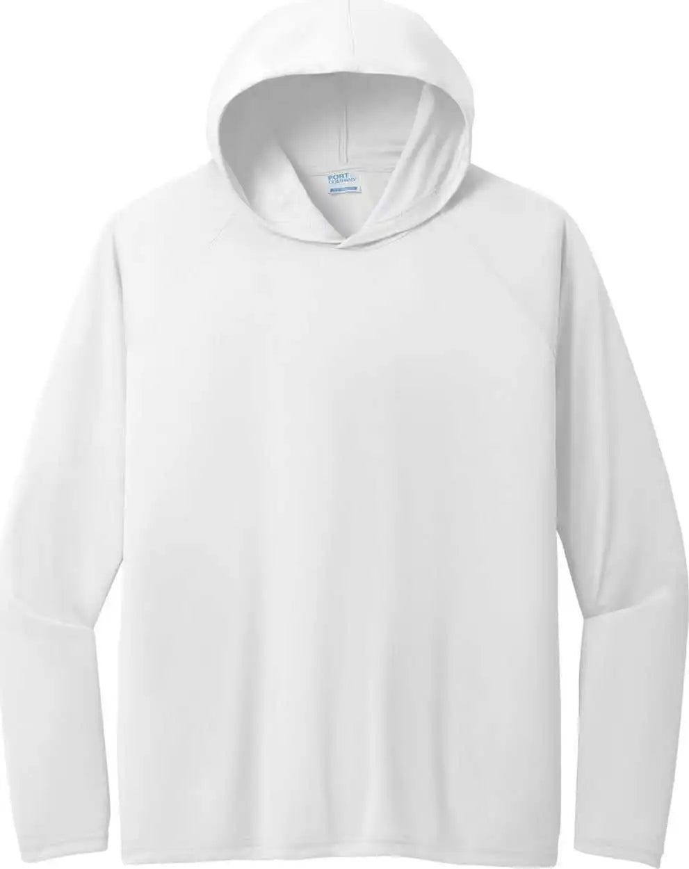 Port &amp; Company Pc380h Performance Pullover Hooded Tee White