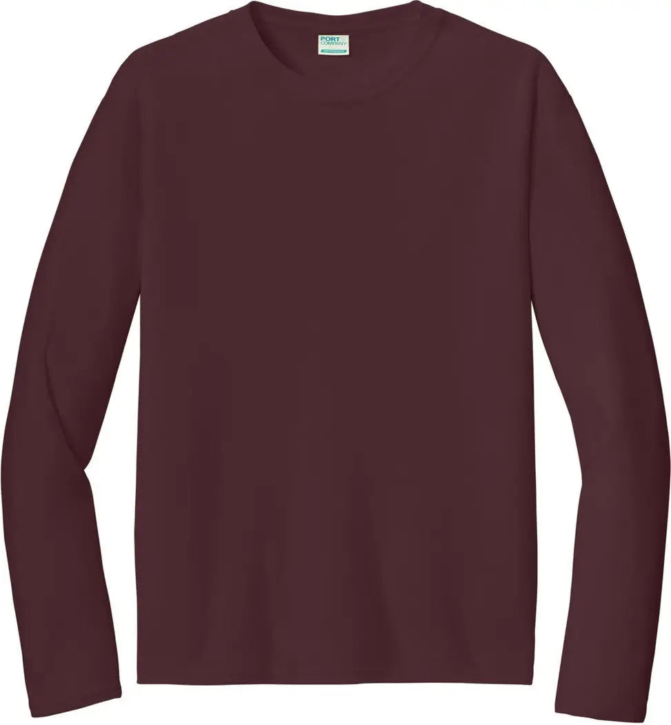 Port & Company Pc380ls co Long Sleeve Performance Tee - Athletic Maroon