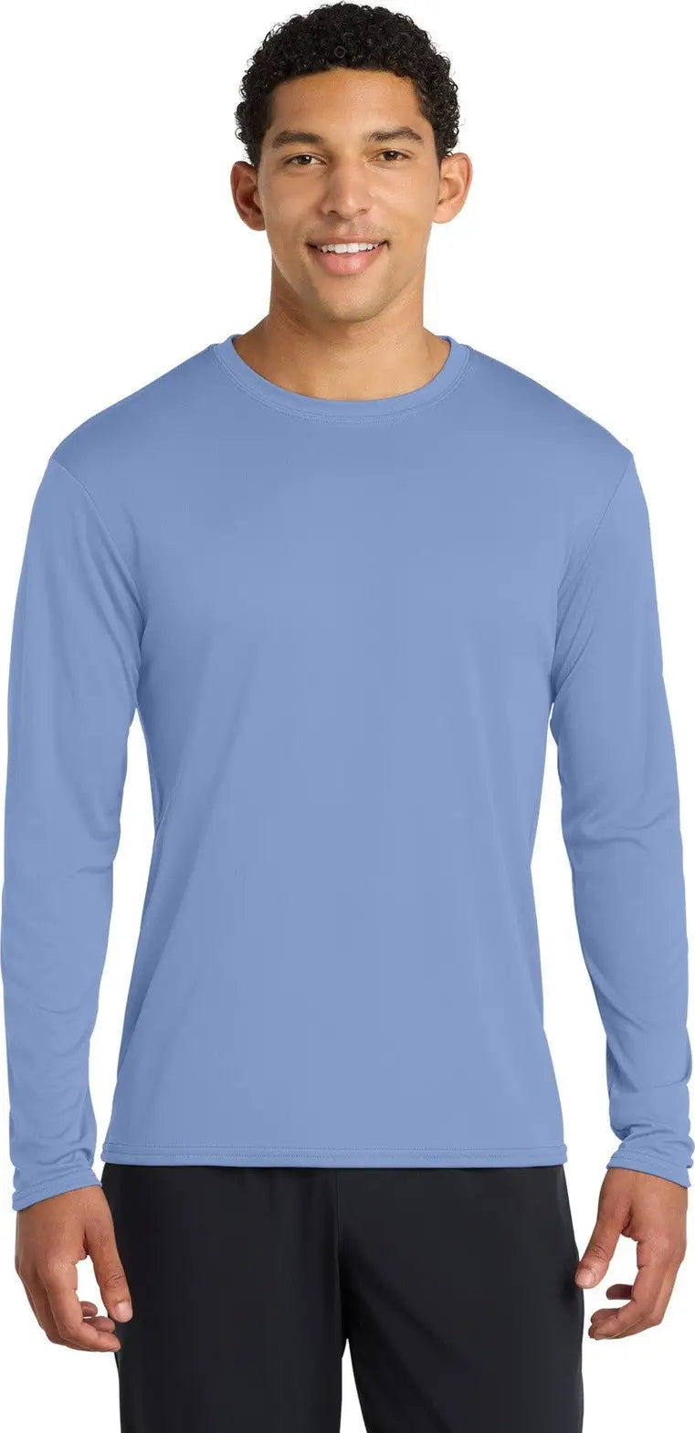 Port & Company Pc380ls co Long Sleeve Performance Tee - Carolina Blue
