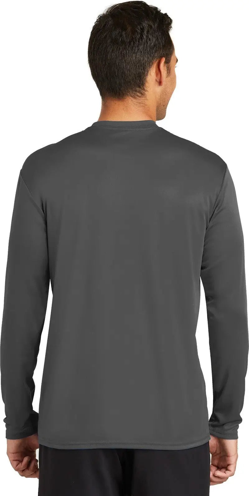Port & Company Pc380ls co Long Sleeve Performance Tee - Charcoal