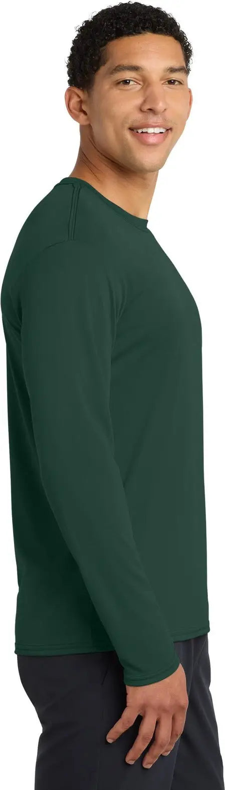Port & Company Pc380ls co Long Sleeve Performance Tee - Dark Green