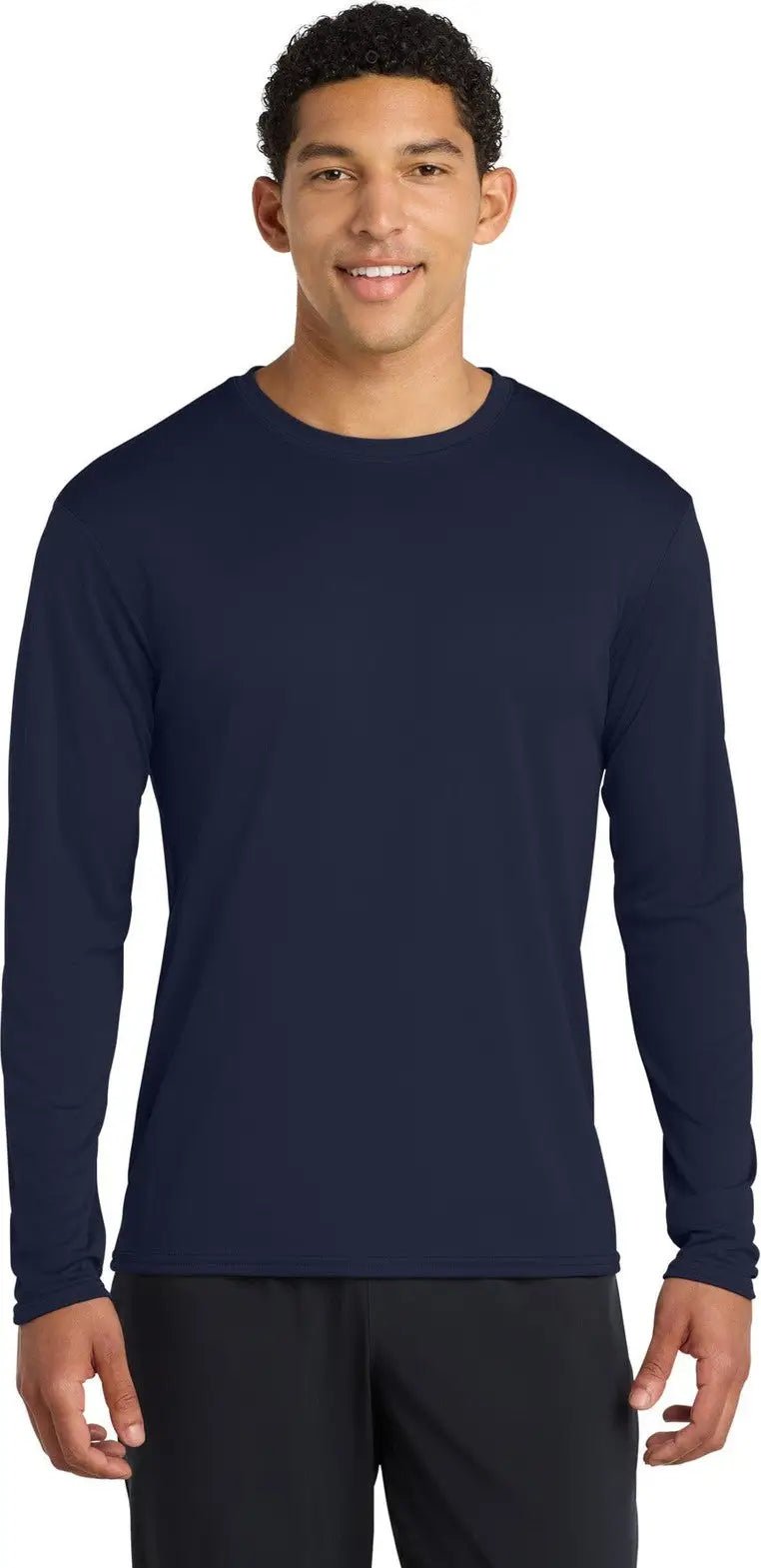 Port & Company Pc380ls co Long Sleeve Performance Tee - Deep Navy