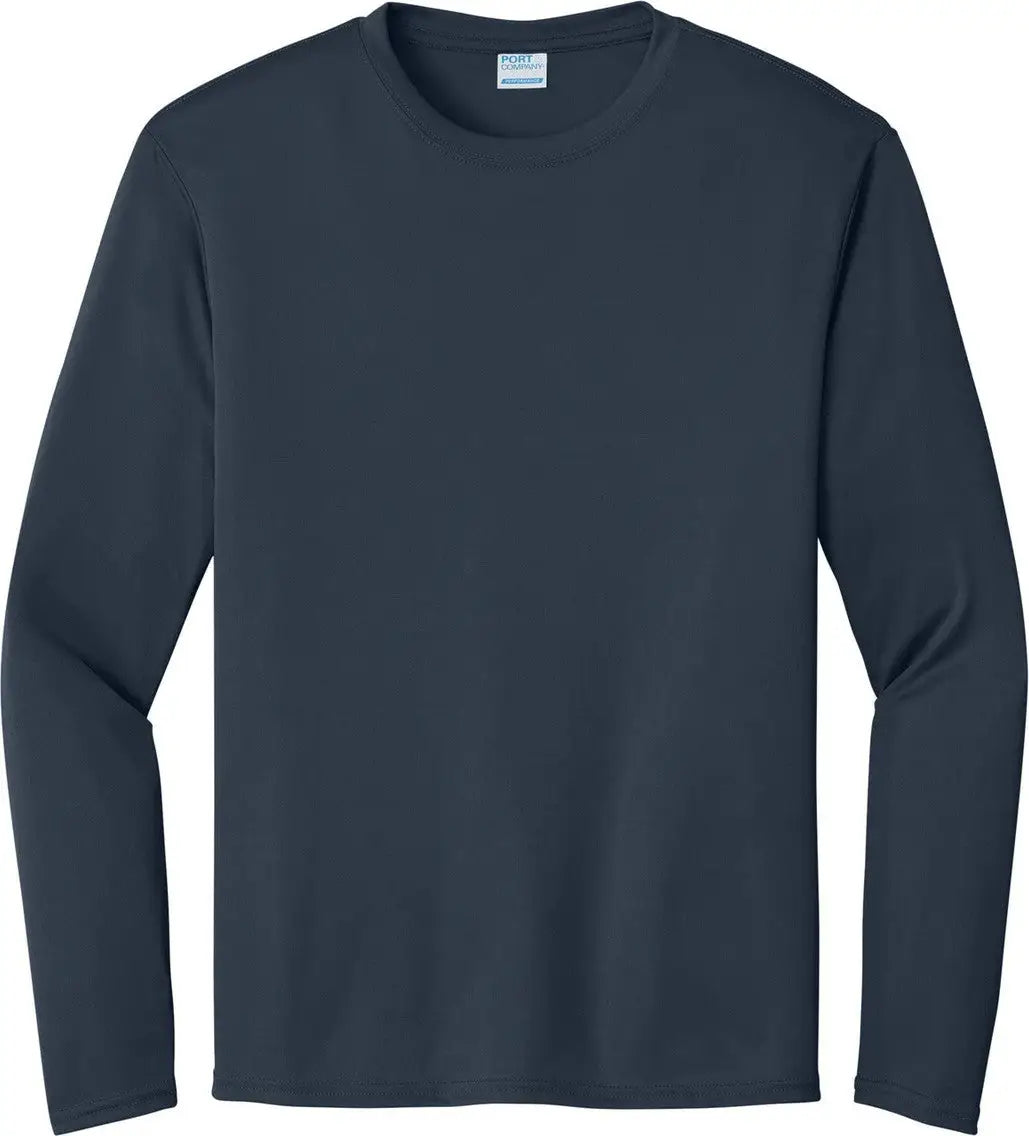 Port & Company Pc380ls co Long Sleeve Performance Tee - Deep Navy