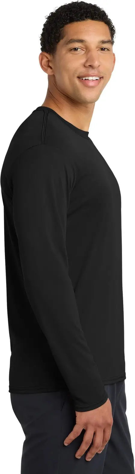 Port & Company Pc380ls co Long Sleeve Performance Tee - Jet Black