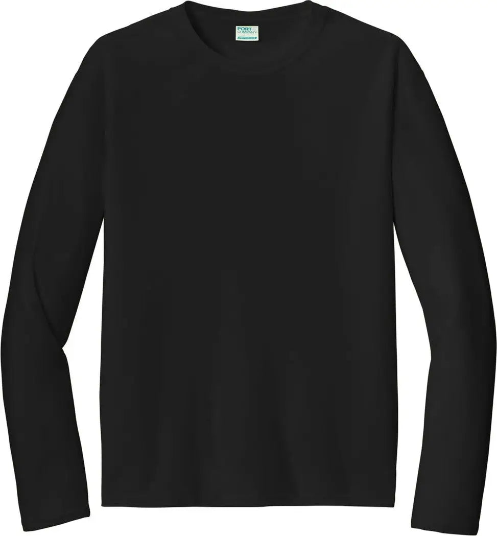 Port & Company Pc380ls co Long Sleeve Performance Tee - Jet Black