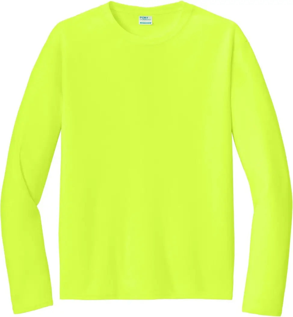 Port & Company Pc380ls co Long Sleeve Performance Tee - Neon Yellow