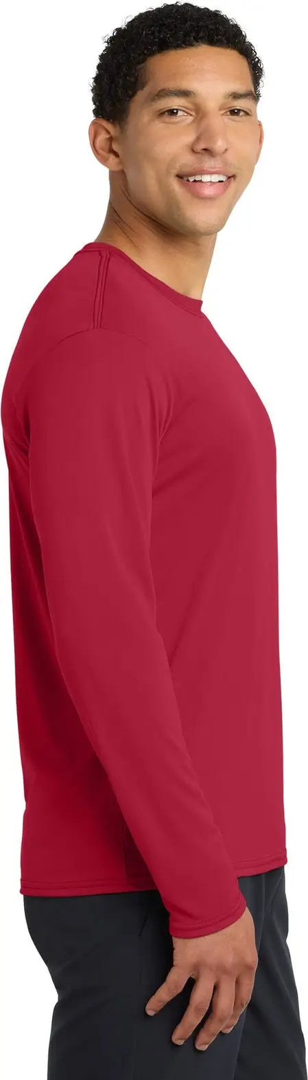 Port & Company Pc380ls co Long Sleeve Performance Tee - Red