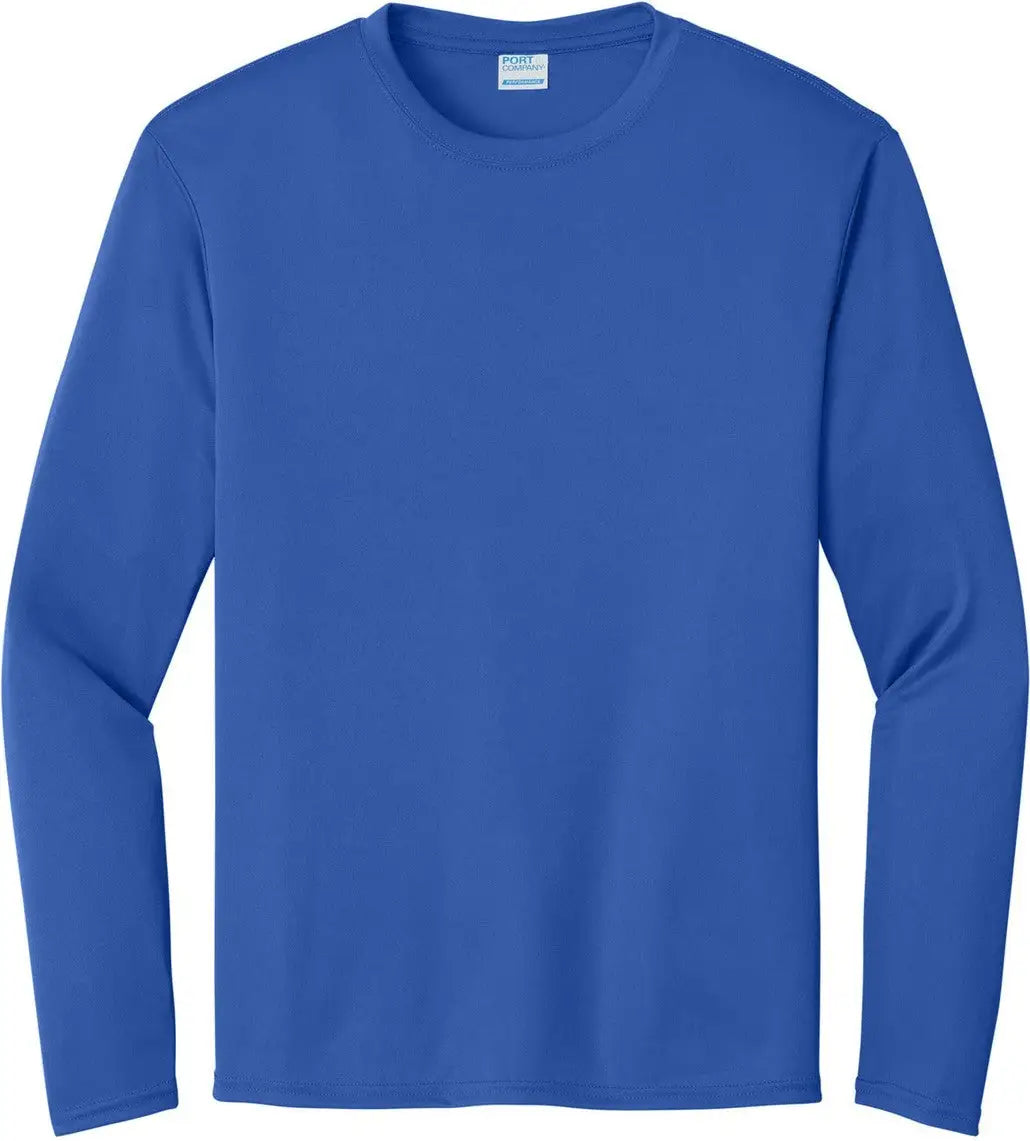 Port & Company Pc380ls co Long Sleeve Performance Tee - Royal