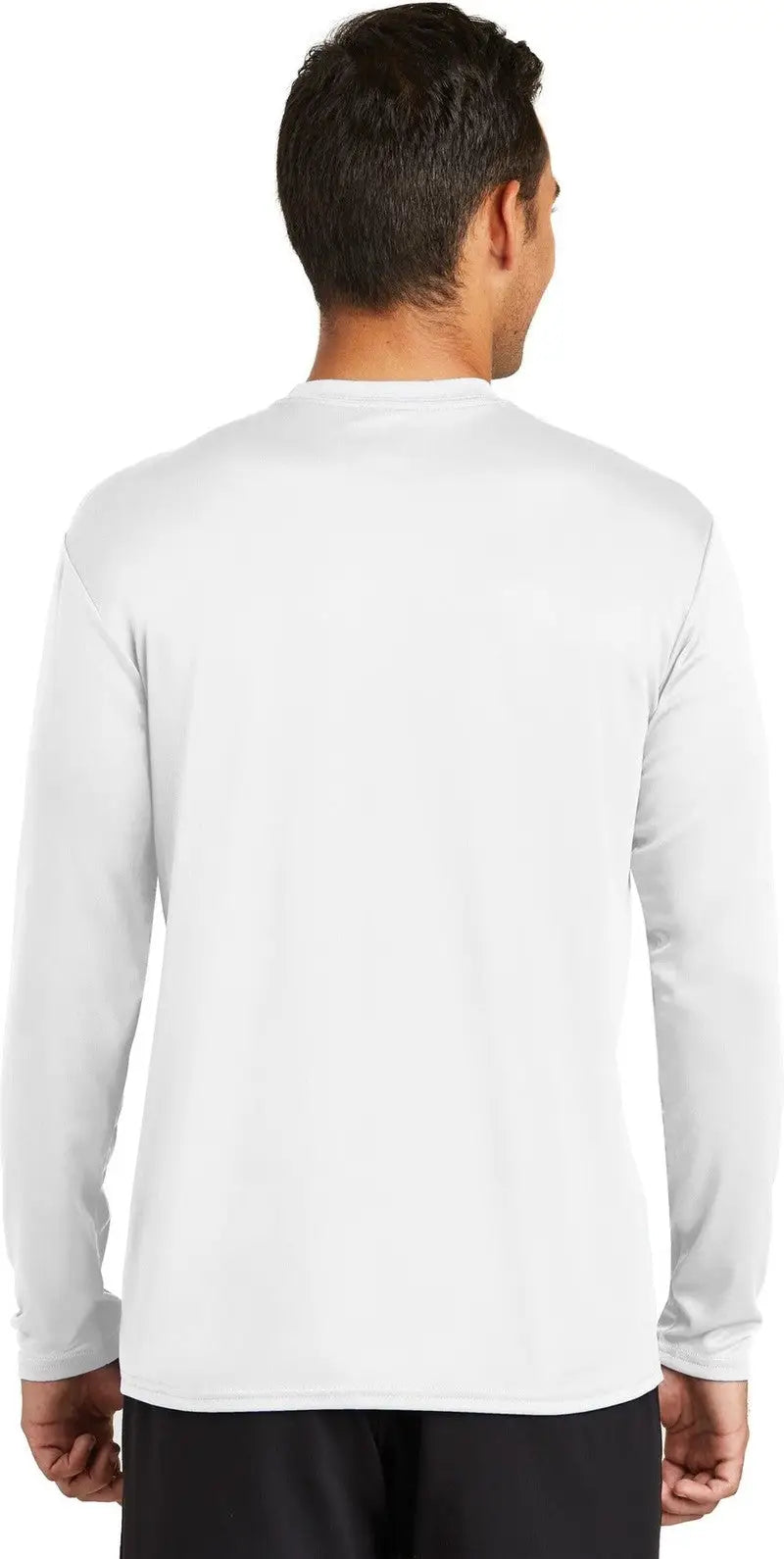 Port & Company Pc380ls co Long Sleeve Performance Tee - White