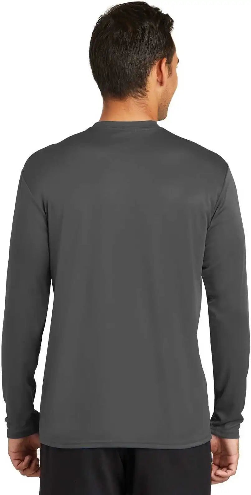 Port & Company Pc380ls Long Sleeve Performance Tee - Charcoal