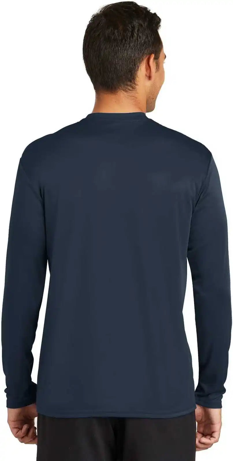 Port & Company Pc380ls Long Sleeve Performance Tee Deep Navy