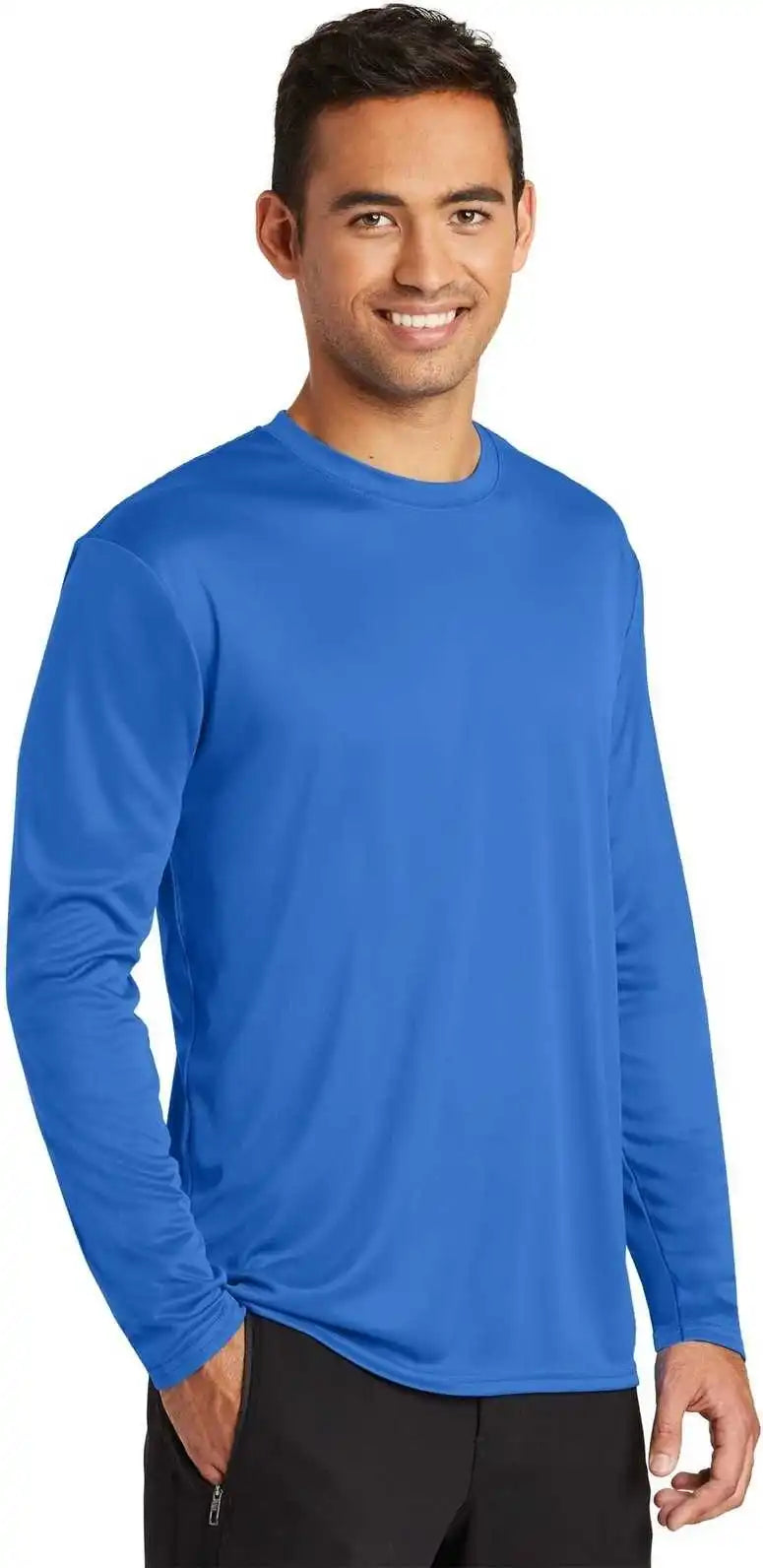 Port & Company Pc380ls Long Sleeve Performance Tee - Royal