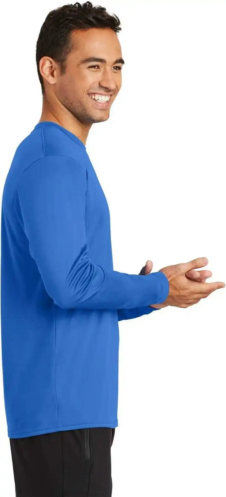 Port & Company Pc380ls Long Sleeve Performance Tee - Royal
