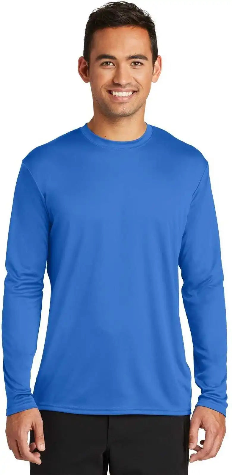 Port & Company Pc380ls Long Sleeve Performance Tee Royal