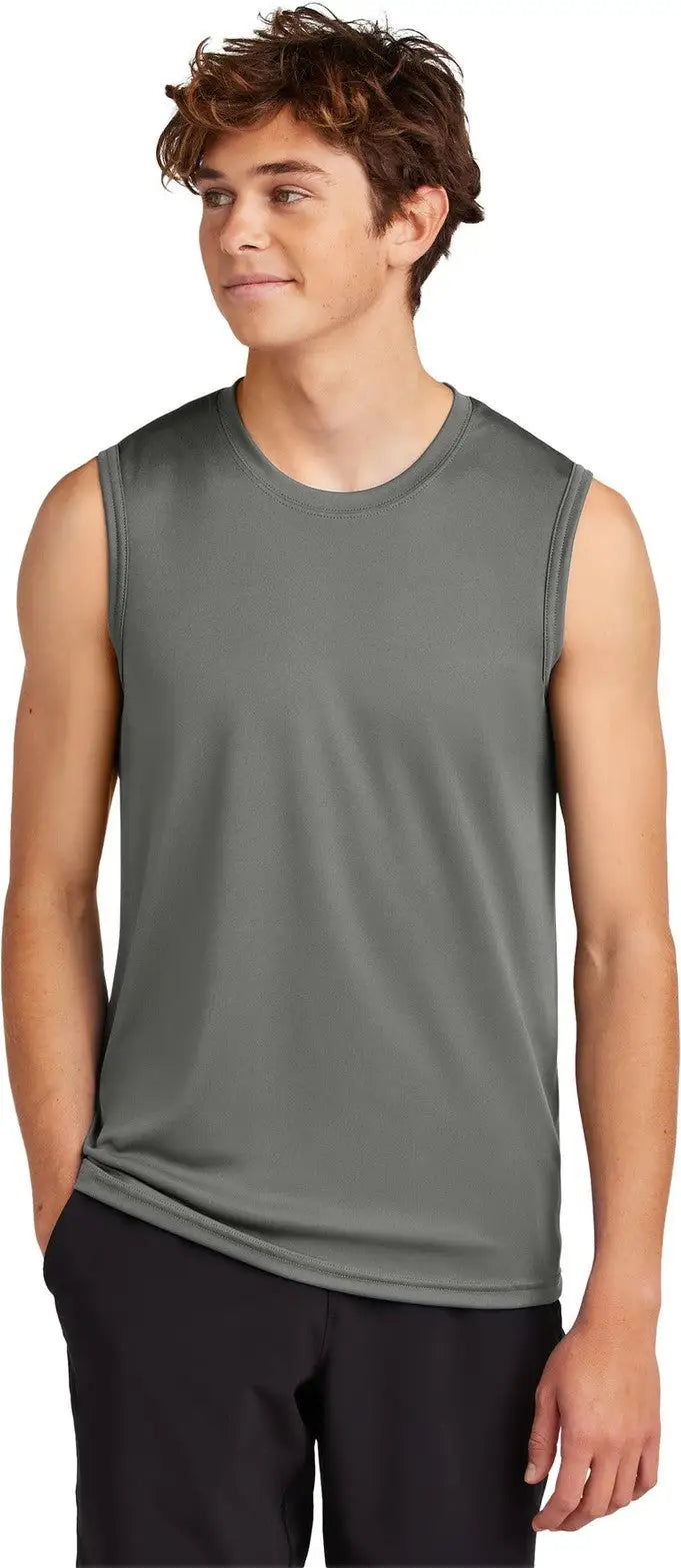 Port & Company Pc380sl co Performance Sleeveless Tee - Charcoal - Adult s