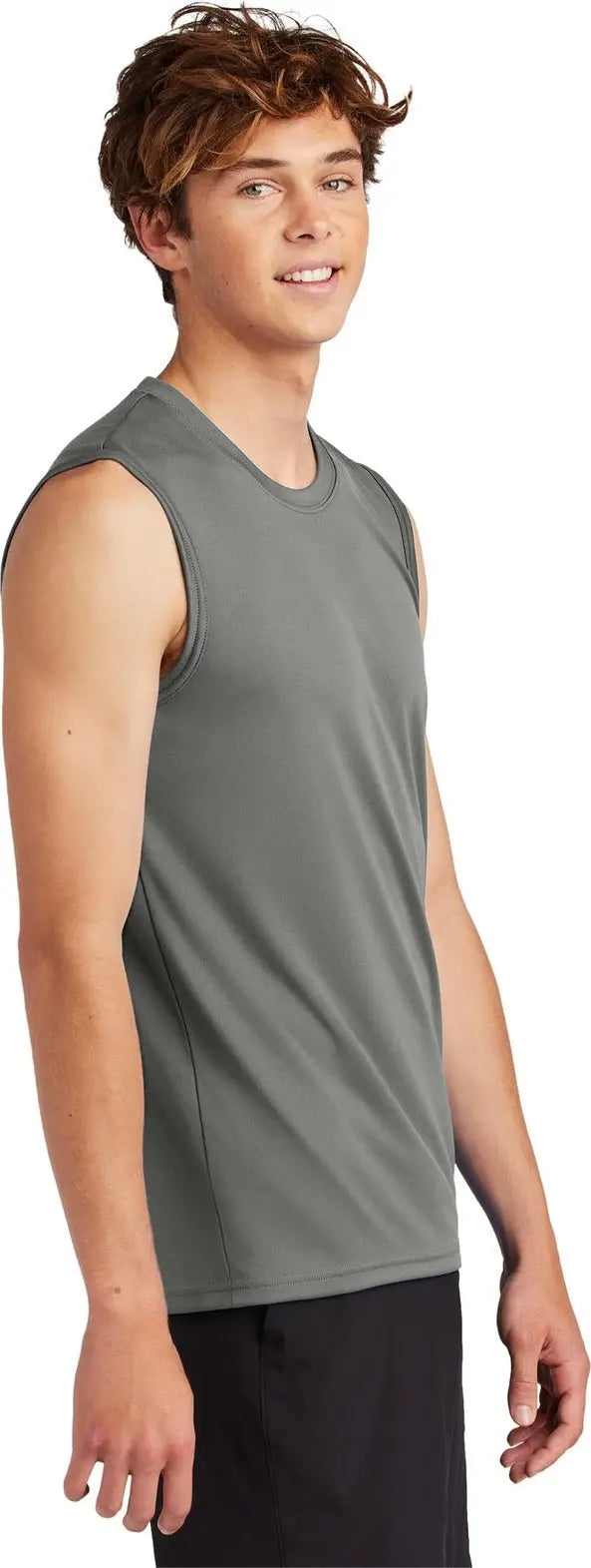 Port & Company Pc380sl co Performance Sleeveless Tee - Charcoal