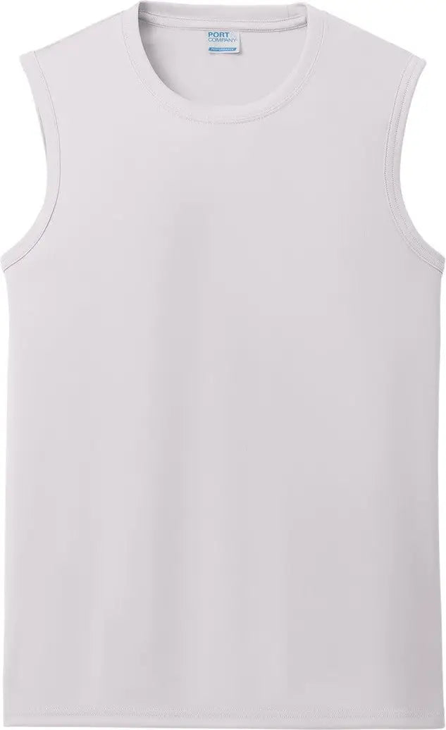 Port & Company Pc380sl co Performance Sleeveless Tee - Silver