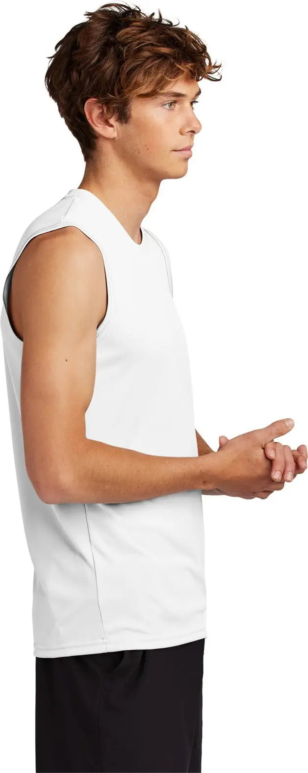 Port & Company Pc380sl co Performance Sleeveless Tee - White