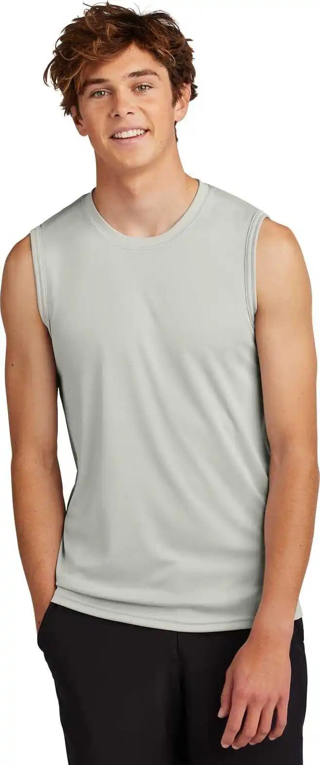 Port & Company Pc380sl Performance Sleeveless Tee Silver