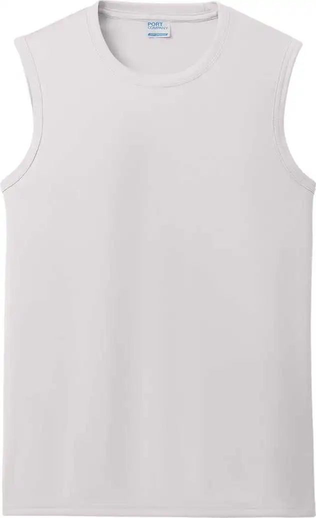 Port & Company Pc380sl Performance Sleeveless Tee Silver