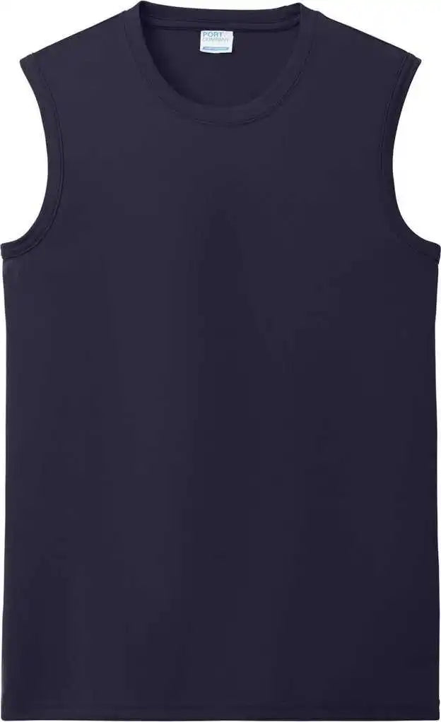 Port & Company Pc380sl Performance Sleeveless Tee True Navy