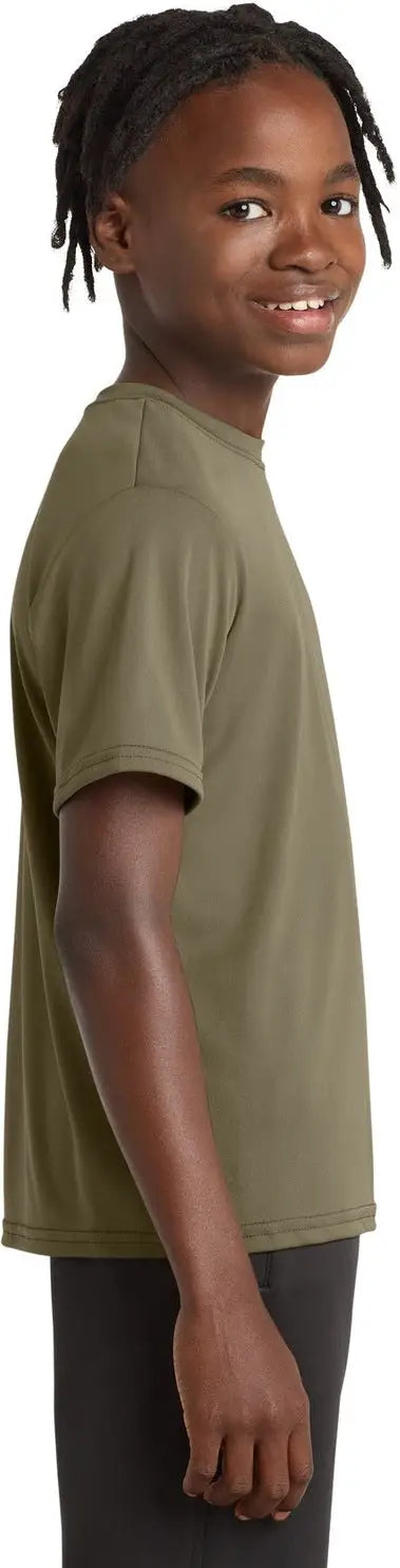 Port & Company Pc380y co Youth Performance Tee - Coyote Brown