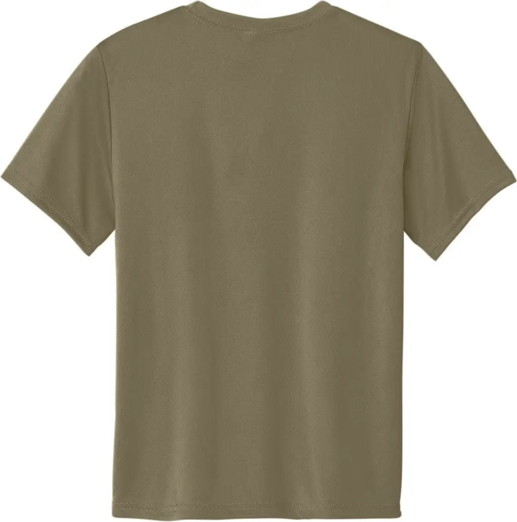 Port & Company Pc380y co Youth Performance Tee - Coyote Brown