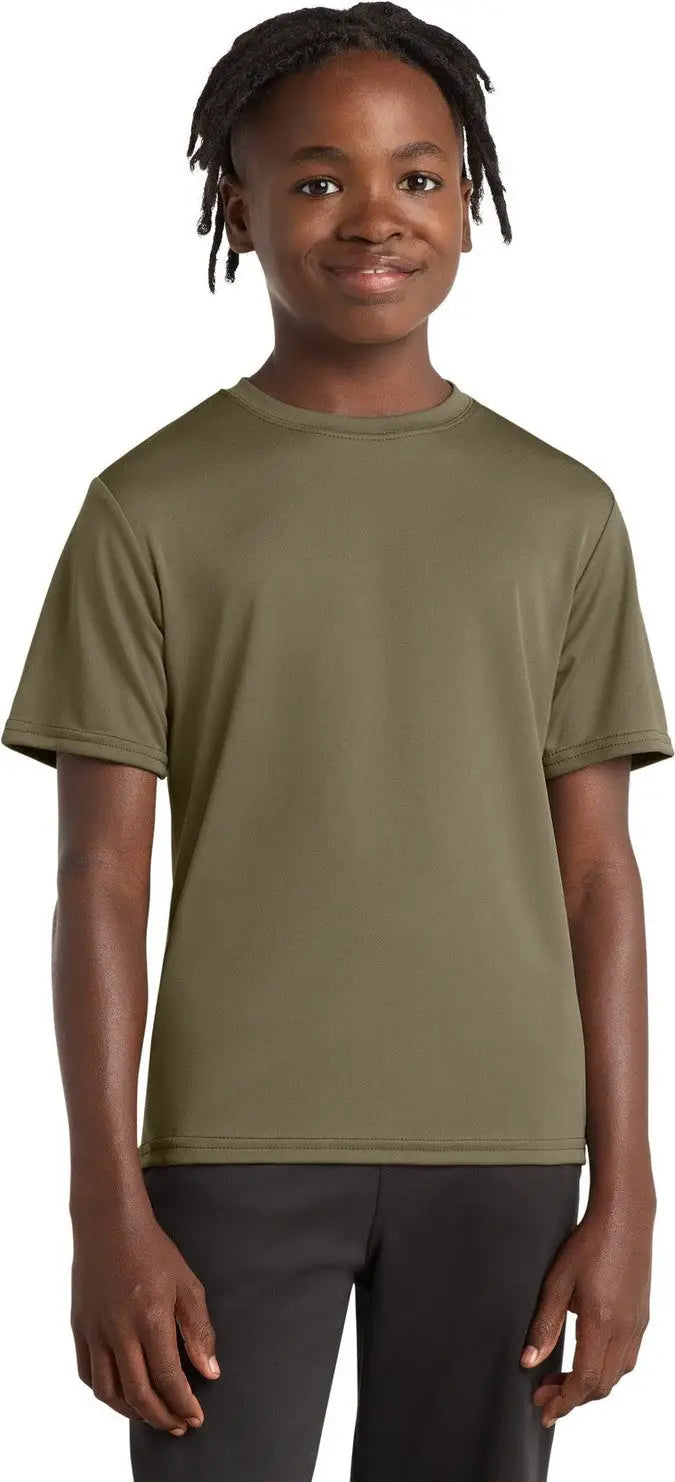 Port & Company Pc380y co Youth Performance Tee - Coyote Brown - Xs