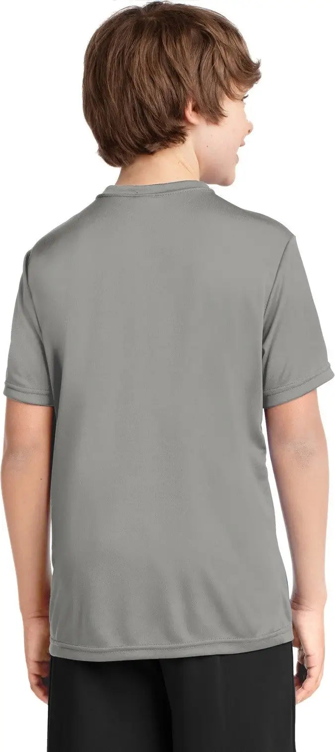 Port & Company Pc380y co Youth Performance Tee - Gray Concrete