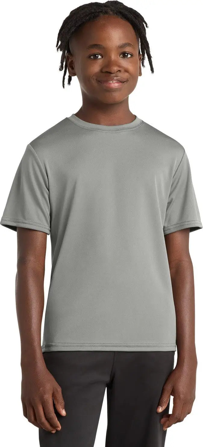 Port & Company Pc380y co Youth Performance Tee - Gray Concrete