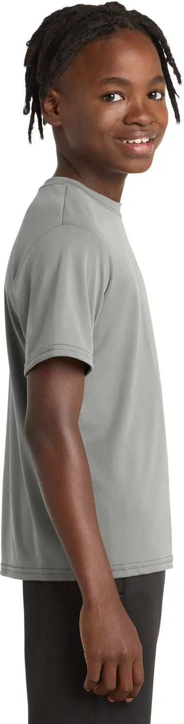 Port & Company Pc380y co Youth Performance Tee - Gray Concrete