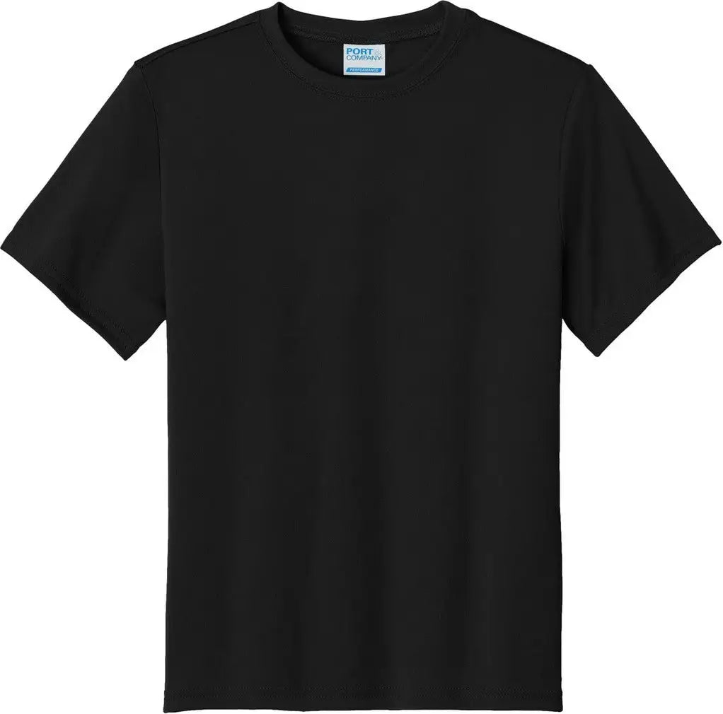 Port & Company Pc380y co Youth Performance Tee - Jet Black